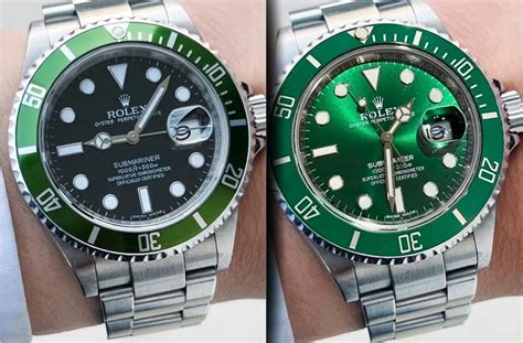 rolex hulk vs kermit|rolex submariner hulk 11610lv.